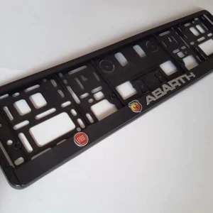 High Quality Licence Plate Frames. Abarth