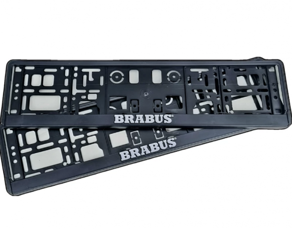 High Quality Licence Plate Frames. brabus. Mercedes