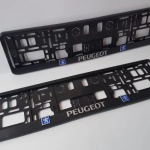 High Quality Licence Plate Frames. Peugeot