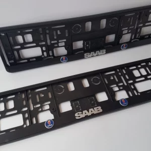 High Quality Licence Plate Frames. Saab