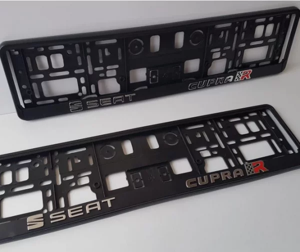 High Quality Licence Plate Frames. Seat- Cupra