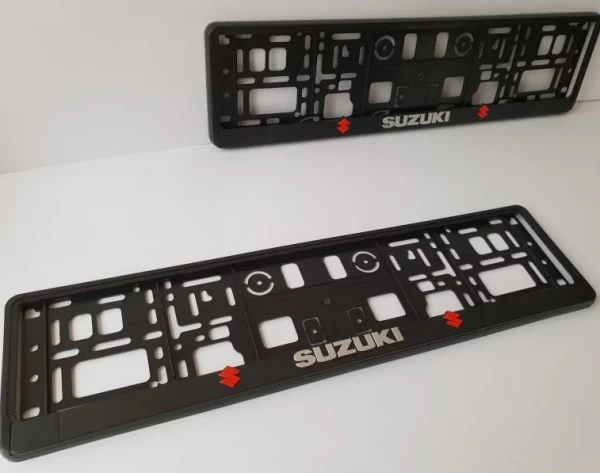 High Quality Licence Plate Frames. Suzuki