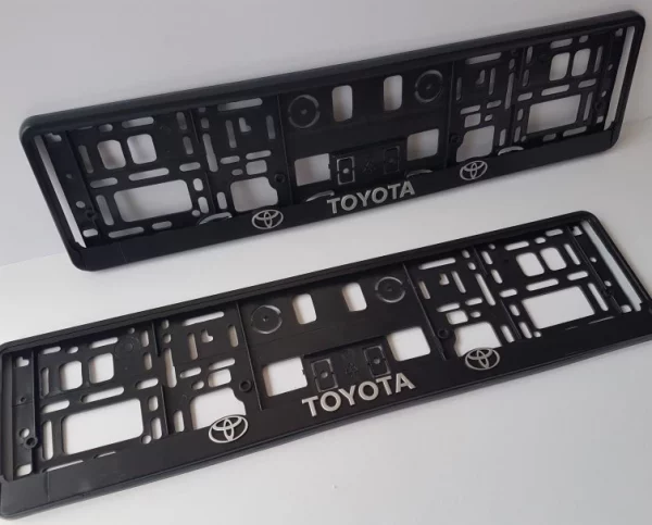 High Quality Licence Plate Frames. Toyota